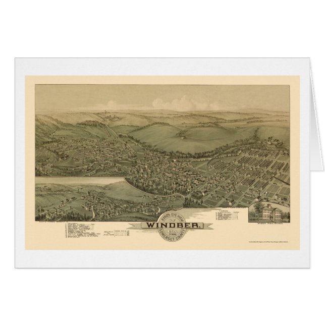 Windber, PA Panoramic Map - 1900 (Front Horizontal)