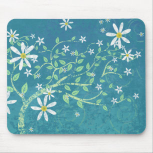 Windblown Daisies Mouse Mat