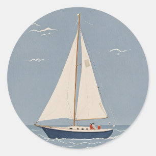 Windborne Wanderer Classic Round Sticker