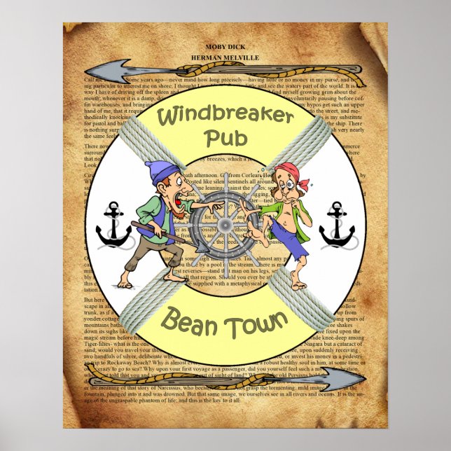 Windbreaker Pub ~ Bean Town ~ Moby Dick ~Chapter 1 Poster (Front)