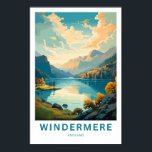 Windermere England Travel Print<br><div class="desc">Beautiful modern print celebrating Windermere England.</div>