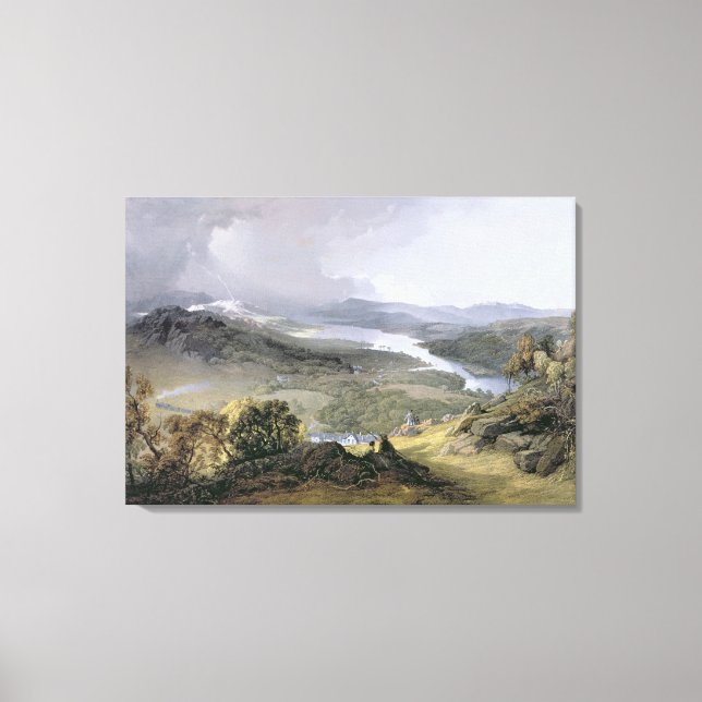 Windermere: from Orrest Head Canvas Print (Front)