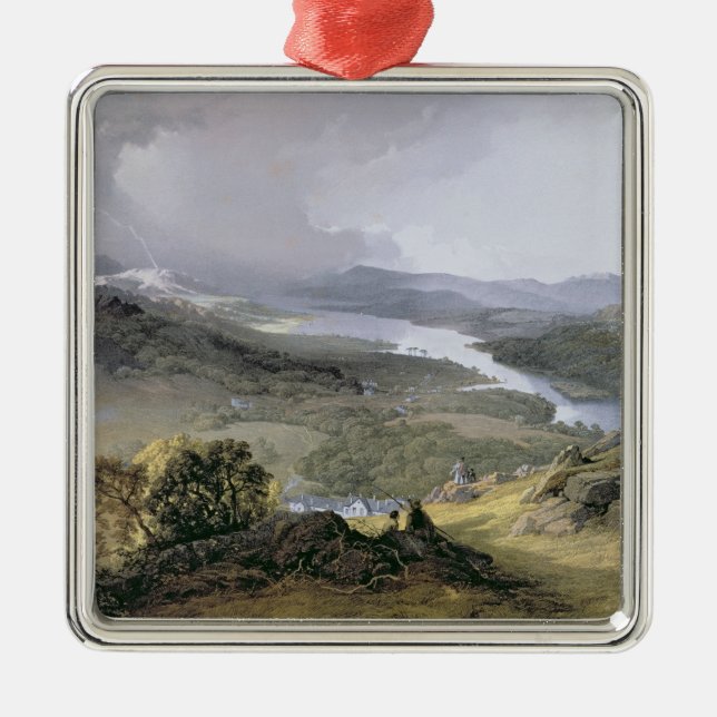 Windermere: from Orrest Head Metal Tree Decoration (Front)