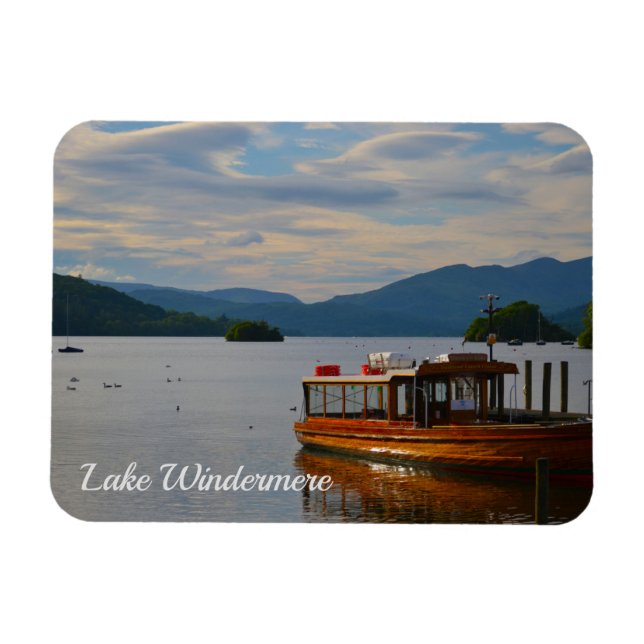 Windermere, the Lake District Postcard Magnet (Horizontal)