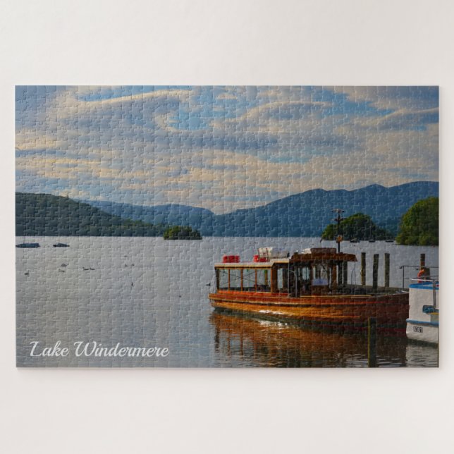 Windermere, the Lake District Postcard Magnet Jigsaw Puzzle (Horizontal)