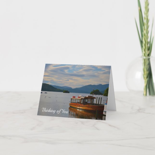 Windermere, the Lake District Thinking of You Card (Front)