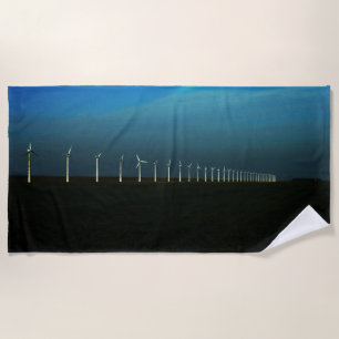 Windfarm btcnm beach towel