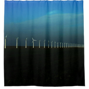 Windfarm sccn shower curtain