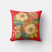 Windflower and Trumpet - Coral Red