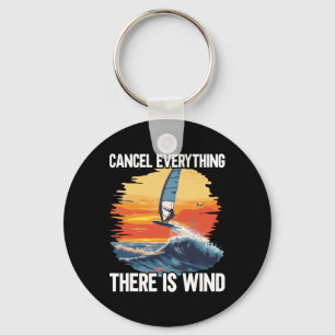 Windfoiling Board There Is Wind Wing Foil Surfing  Key Ring