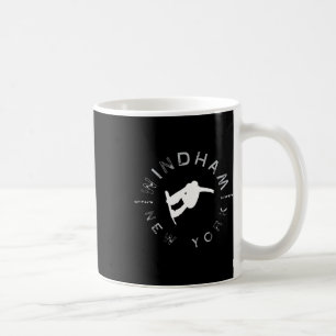Windham New York Vintage Retro Snowboarding  Coffee Mug