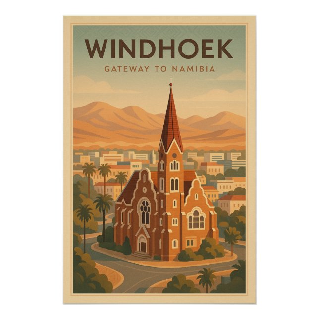 WINDHOEK – Gateway to Namibia Poster (Front)