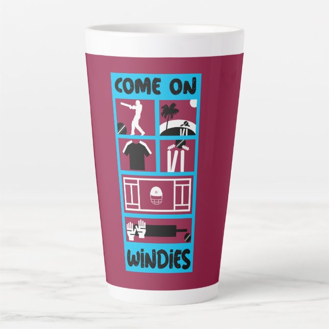 Windies Cricket West Indies Test Cricket  Latte Mug (Front)