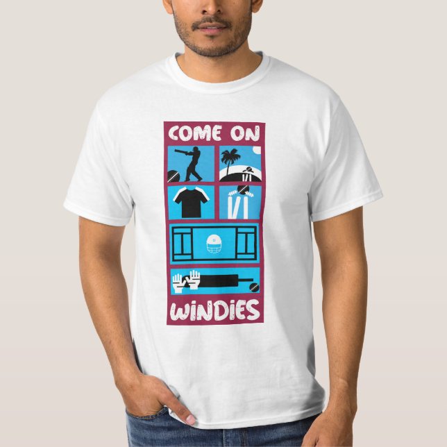 Windies Cricket West Indies Test Cricket T-Shirt (Front)