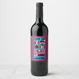 Windies Cricket West Indies Test Cricket Wine Label