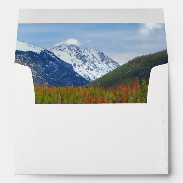 Winding Colorado River With Mountains and Pines Envelopes (Back (Bottom))