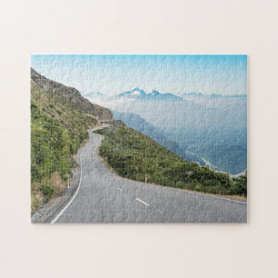 Winding Mountain Road   Olympic National Park Jigsaw Puzzle
