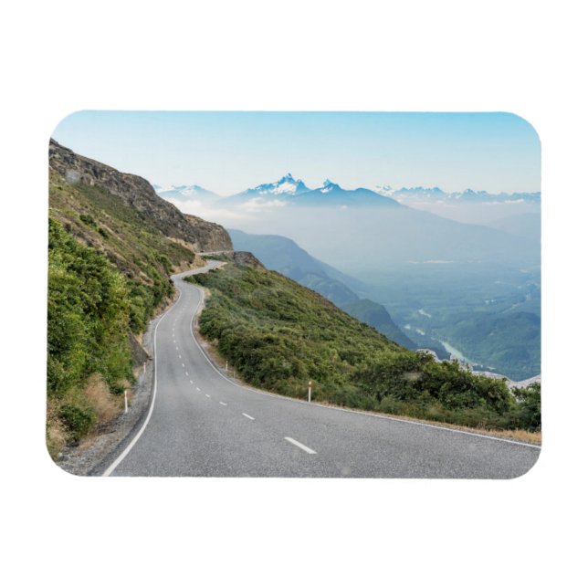 Winding Mountain Road | Olympic National Park Magnet (Horizontal)