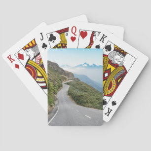 Winding Mountain Road   Olympic National Park Playing Cards