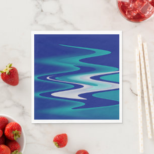 winding roads napkin