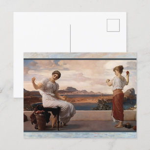 Winding the Skein by Frederic Leighton Postcard