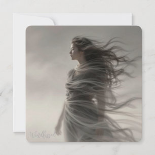 Windkissed - AI Fantasy Digital Art Print