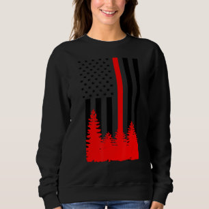 Windland Fireman Firefighter Thin Red Line Honour Sweatshirt