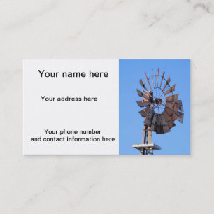 Windmill 1 business card