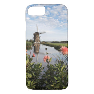 Windmill and flowers iPhone 7 case