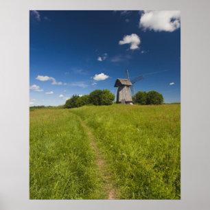 Windmill at Mikhailovskoye Poster