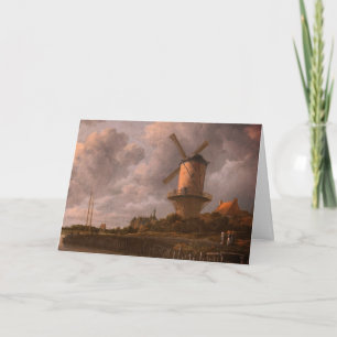 Windmill at Wijk bij Duurstede:  Blank Card