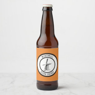 Windmill Beer Bottle Label