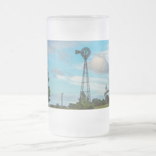 Windmill Bird Flock Frosted Mug
