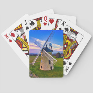 Windmill Blue Sky Playing Cards