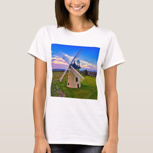 Windmill Blue Sky T-Shirt (Front)