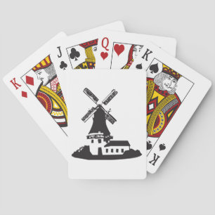Windmill Building Playing Cards