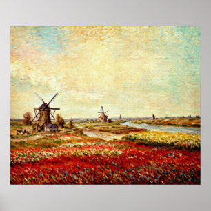 Windmill Bulb Field Poster