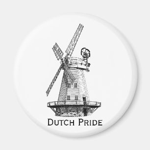 Windmill, Dutch Pride Magnet