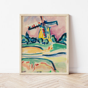 Windmill   Ernst Ludwig Kirchner Poster