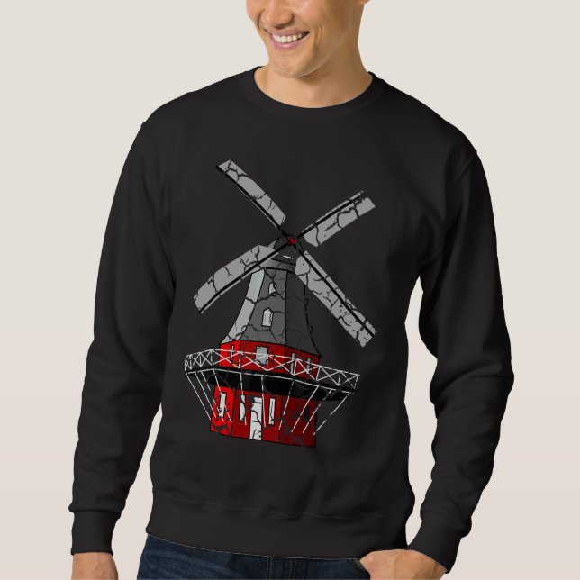 Windmill Farm Distressed Sweatshirt (Front)
