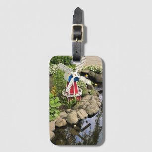 Windmill Garden Decor Luggage Tag
