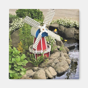 Windmill Garden Decor Magnet