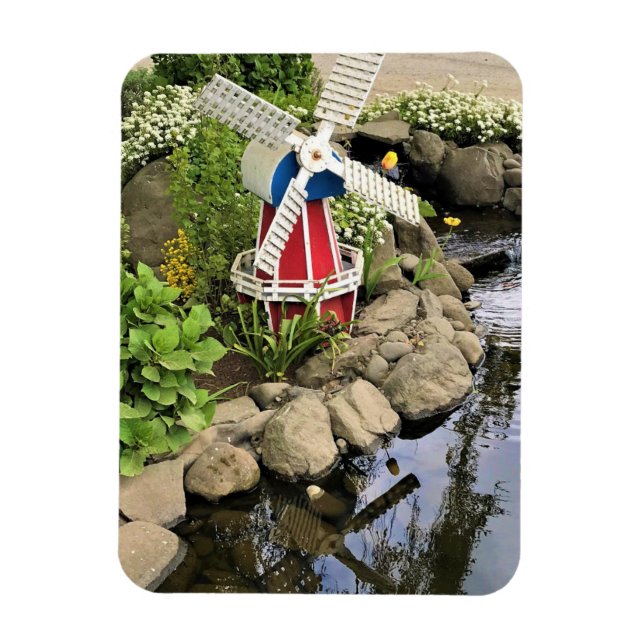 Windmill Garden Decor Magnet (Vertical)