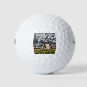 Windmill In A Storm Golf Balls
