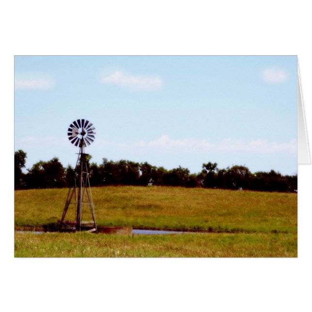 Windmill In Field (Front Horizontal)