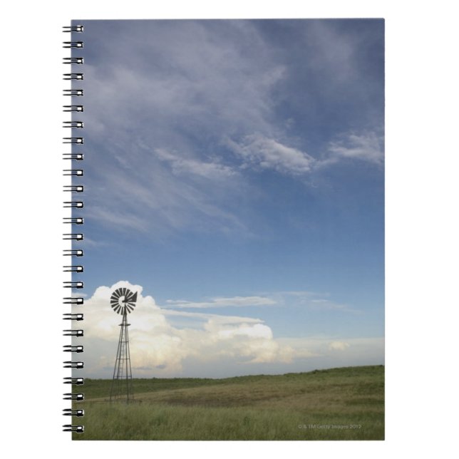 Windmill in Field Notebook (Front)