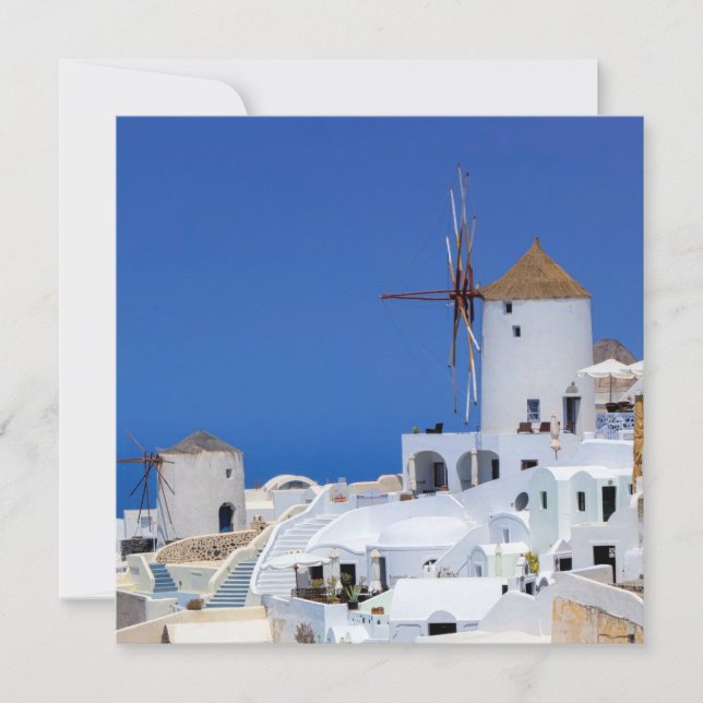 Windmill in Oia, Santorini, Greece (Front)