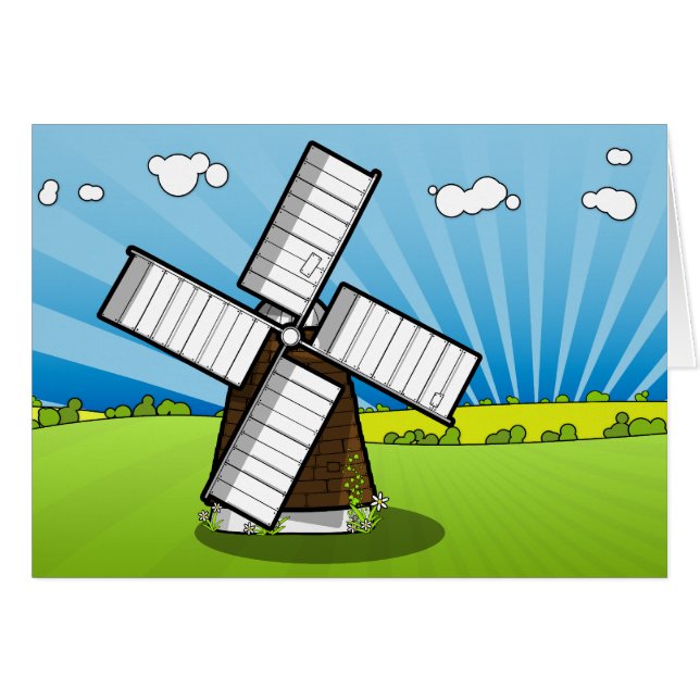 Windmill landscape (Front Horizontal)