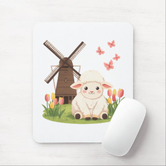 Windmill Meadow Sheep Mouse Mat