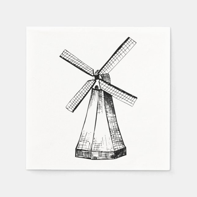 Windmill Napkin (Front)